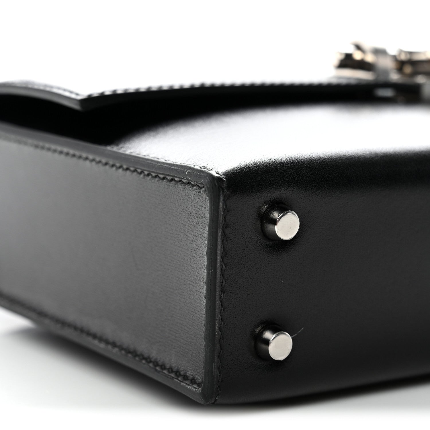 Hermes Box Mini Verrou Chaine Bag Black 10 of 12