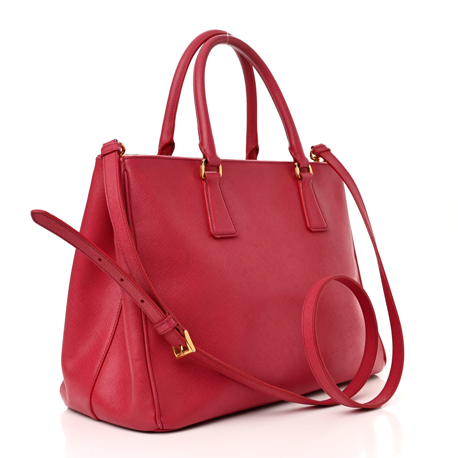 Prada Saffiano Medium Galleria Double Zip Tote Peonia 3 of 18