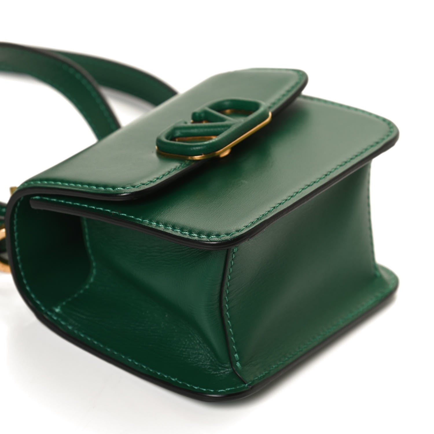 Valentino Garavani Calfskin Micro VSling Shoulder Bag Green 10 of 11
