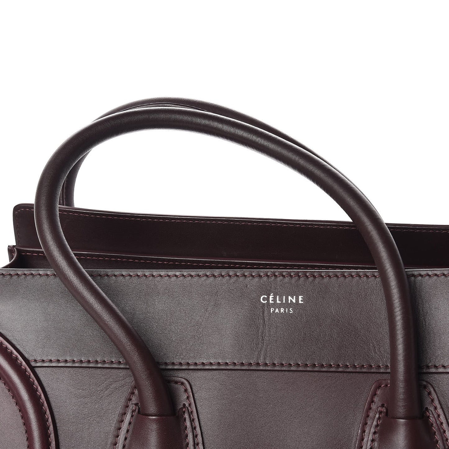 Smooth Calfskin Small Luggage Burgundy