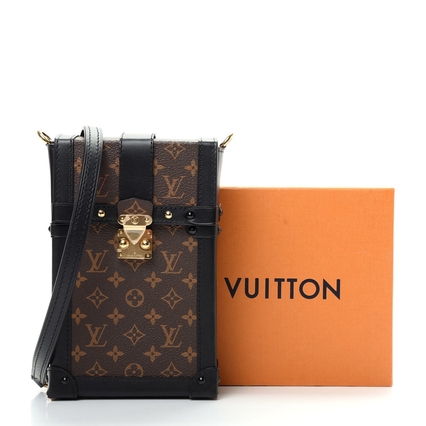 Monogram Pochette Trunk Verticale Black