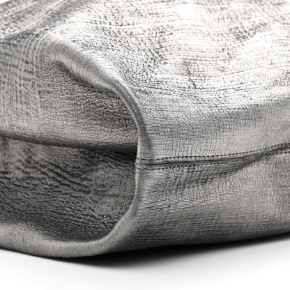 Alexander Wang Metallic Pleated Calfskin Hilary Tote Silver 8 of 11