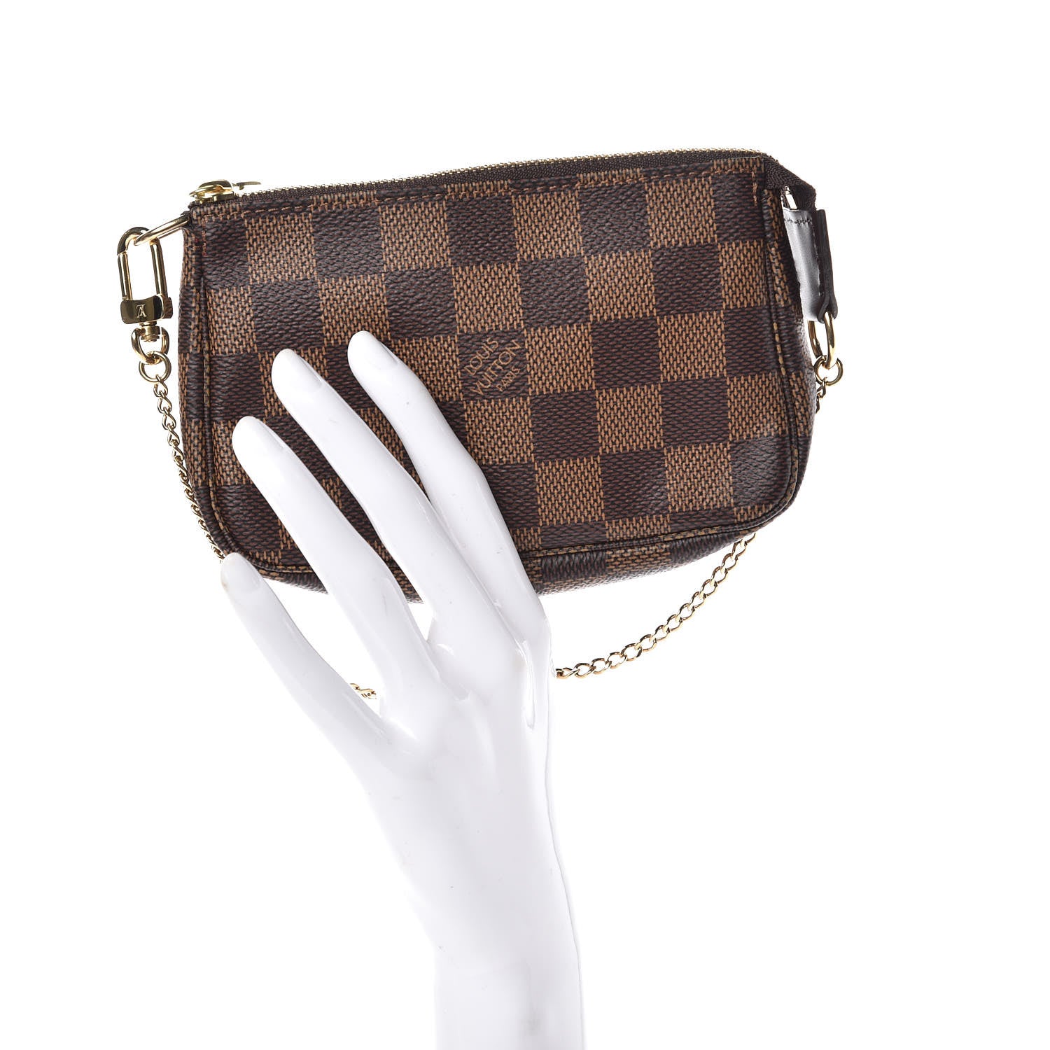 Louis Vuitton Damier Ebene Mini Pochette Accessories 2 of 7