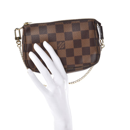 Louis Vuitton Damier Ebene Mini Pochette Accessories 2 of 7