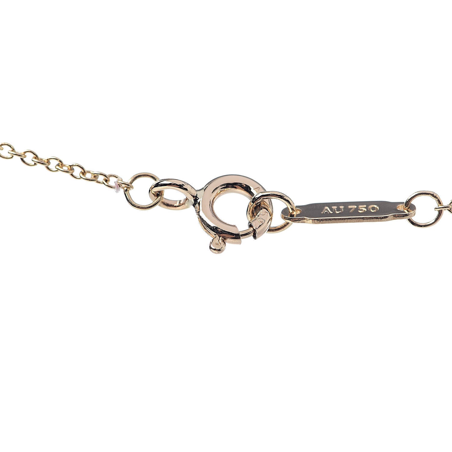 18K Yellow Gold Diamond Atlas Pierced Pendant Necklace