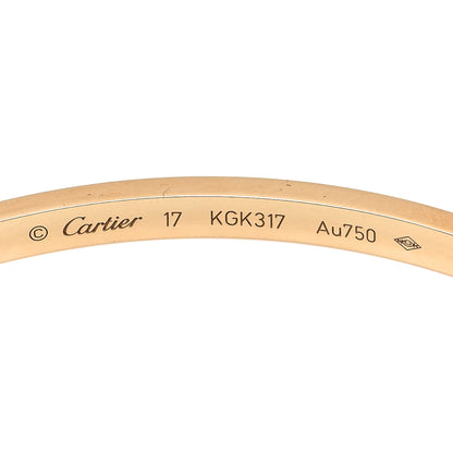 Cartier 18K Yellow Gold Small LOVE Bracelet 17 4 of 6