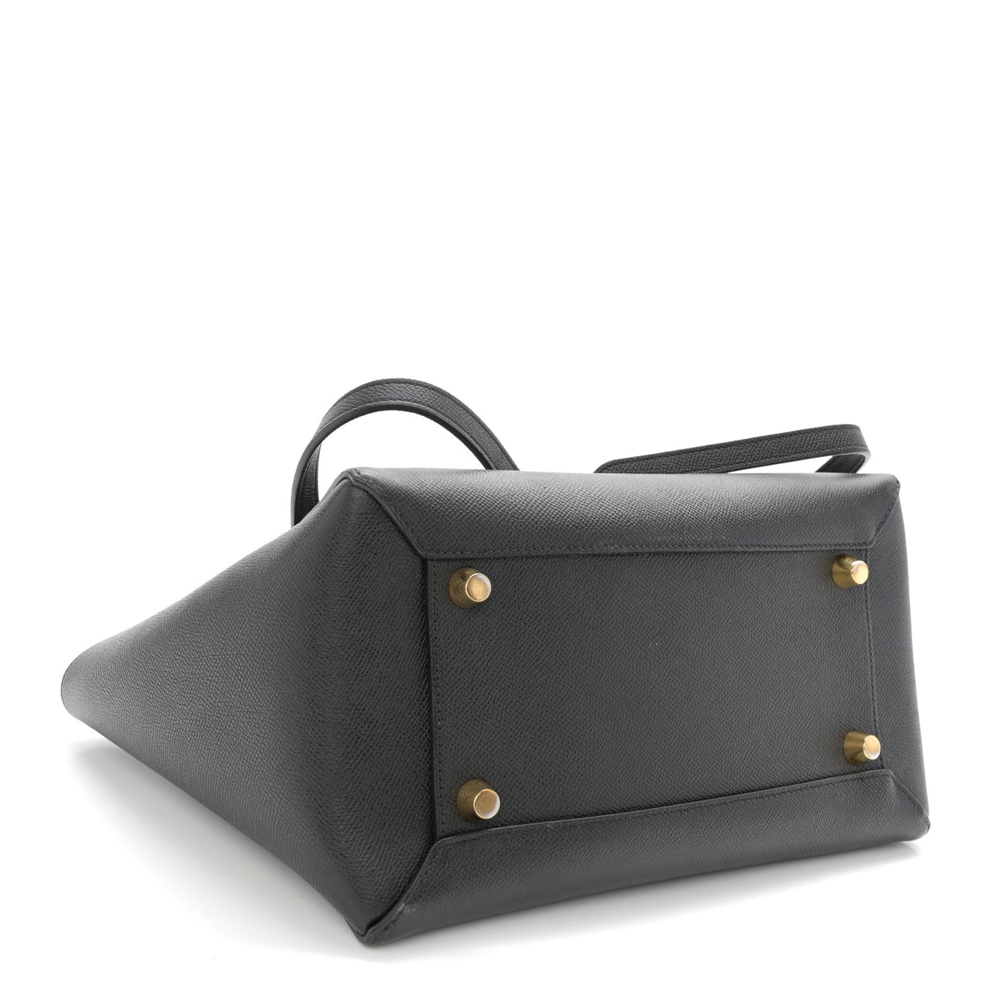 Grained Calfskin Mini Belt Bag Black