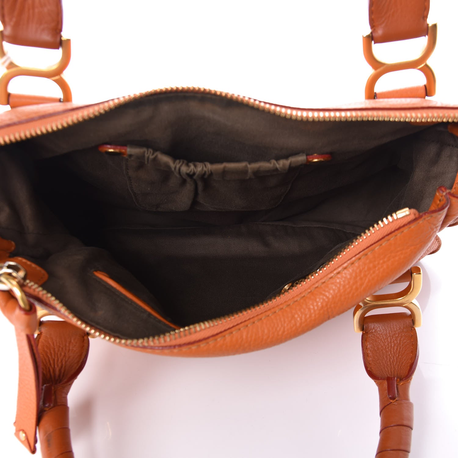 Chloe Calfskin Medium Marcie Satchel Indian Summer 5 of 9