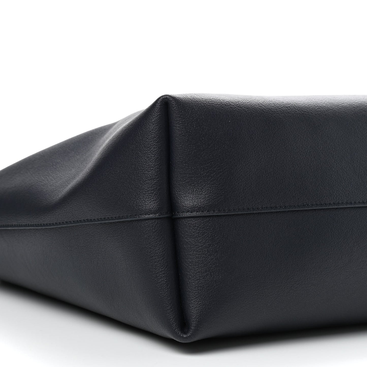 Calfskin Large Shopping Tote Deep Marine