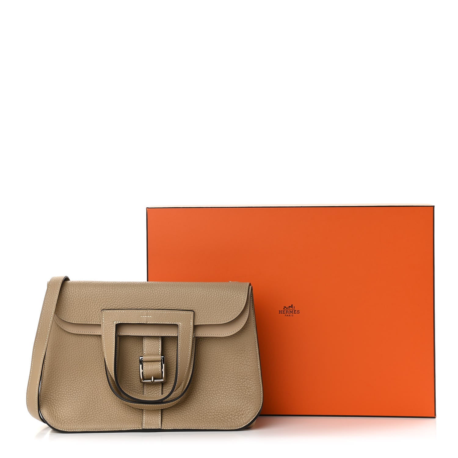 Hermes Taurillon Clemence Halzan 31 GM Trench 16 of 16