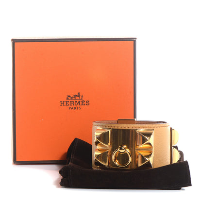 Hermes Swift Collier de Chien CDC Small Bracelet Curry 7 of 7