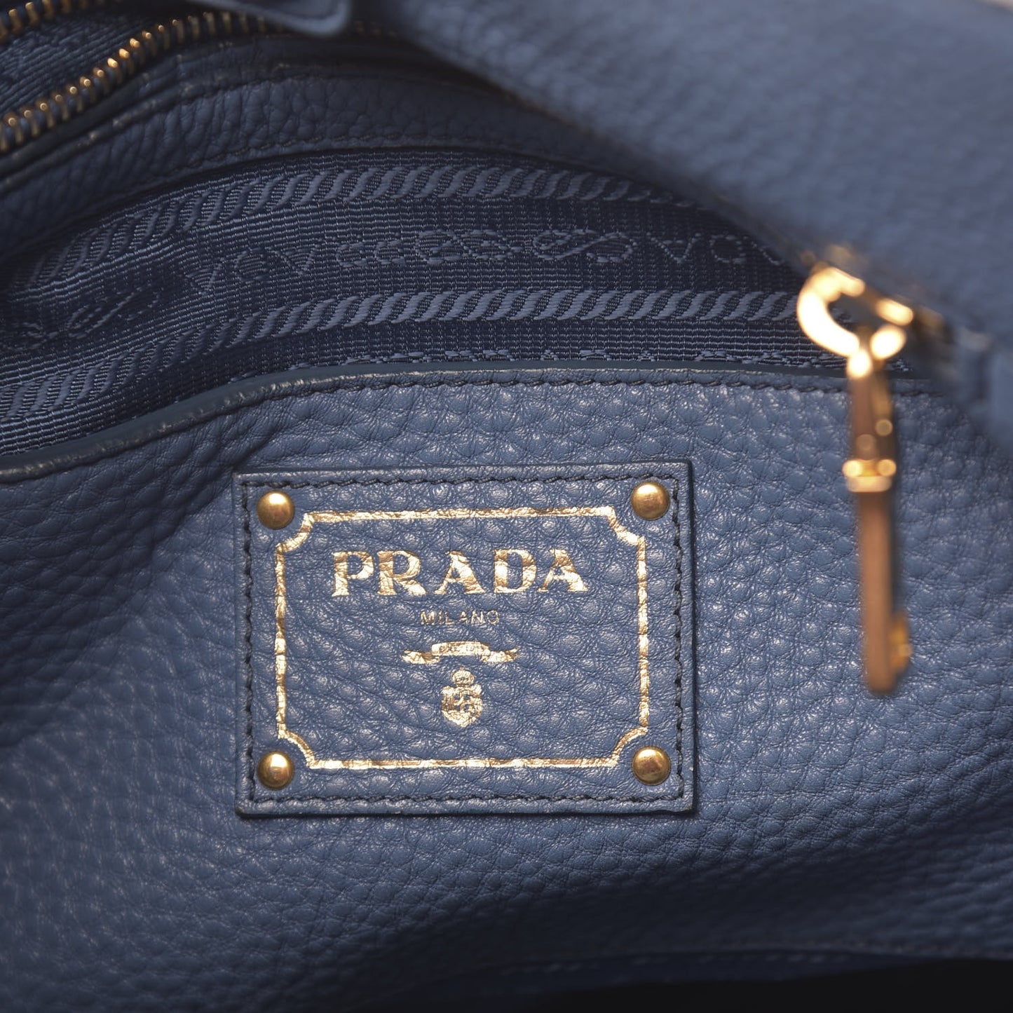 Vitello Daino Side Pocket Tote Cobalto