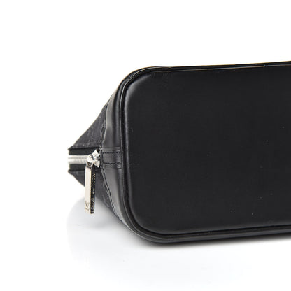Louis Vuitton Satin Monogram Little Alma Black 7 of 11