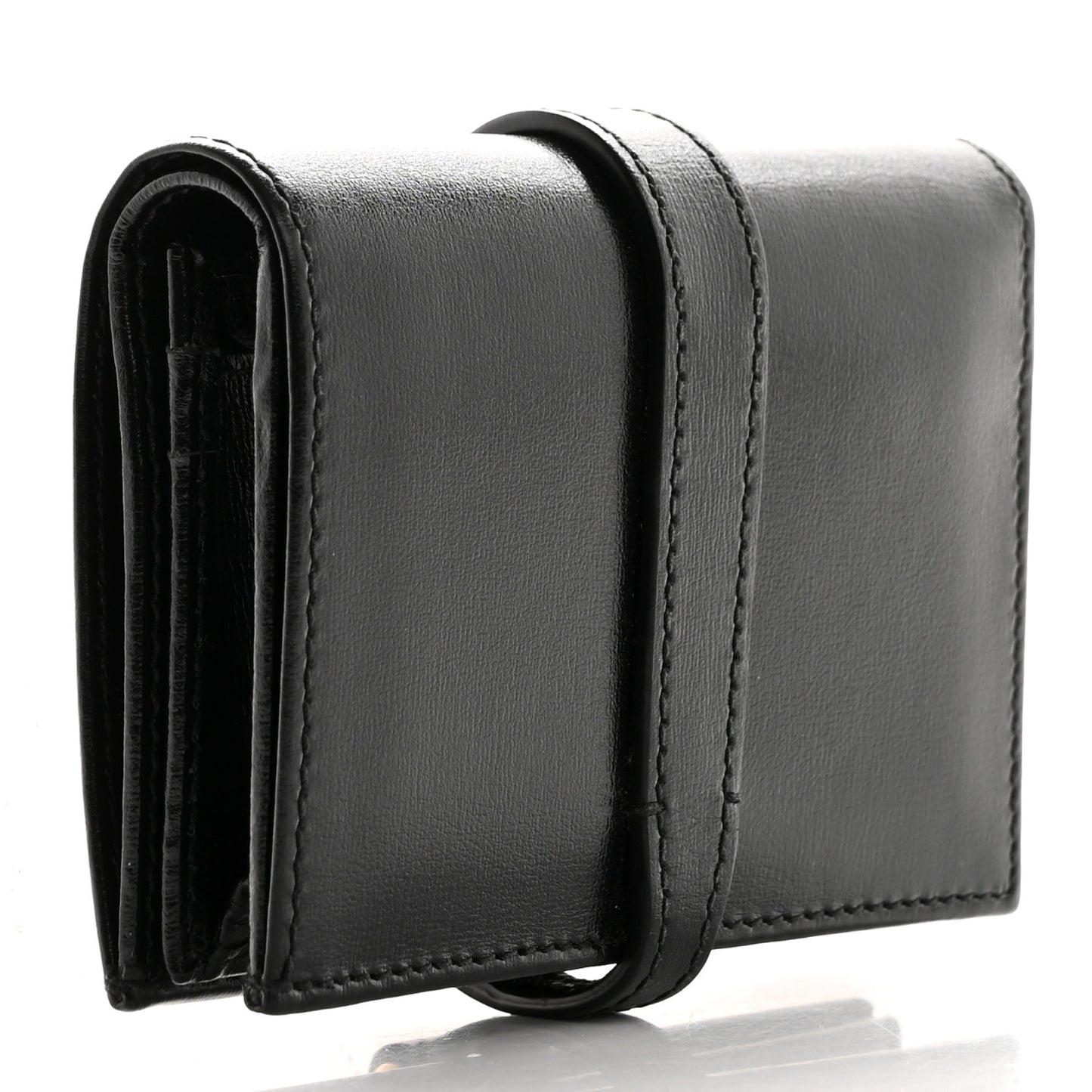 Calfskin Jackie 1961 Card Case Black