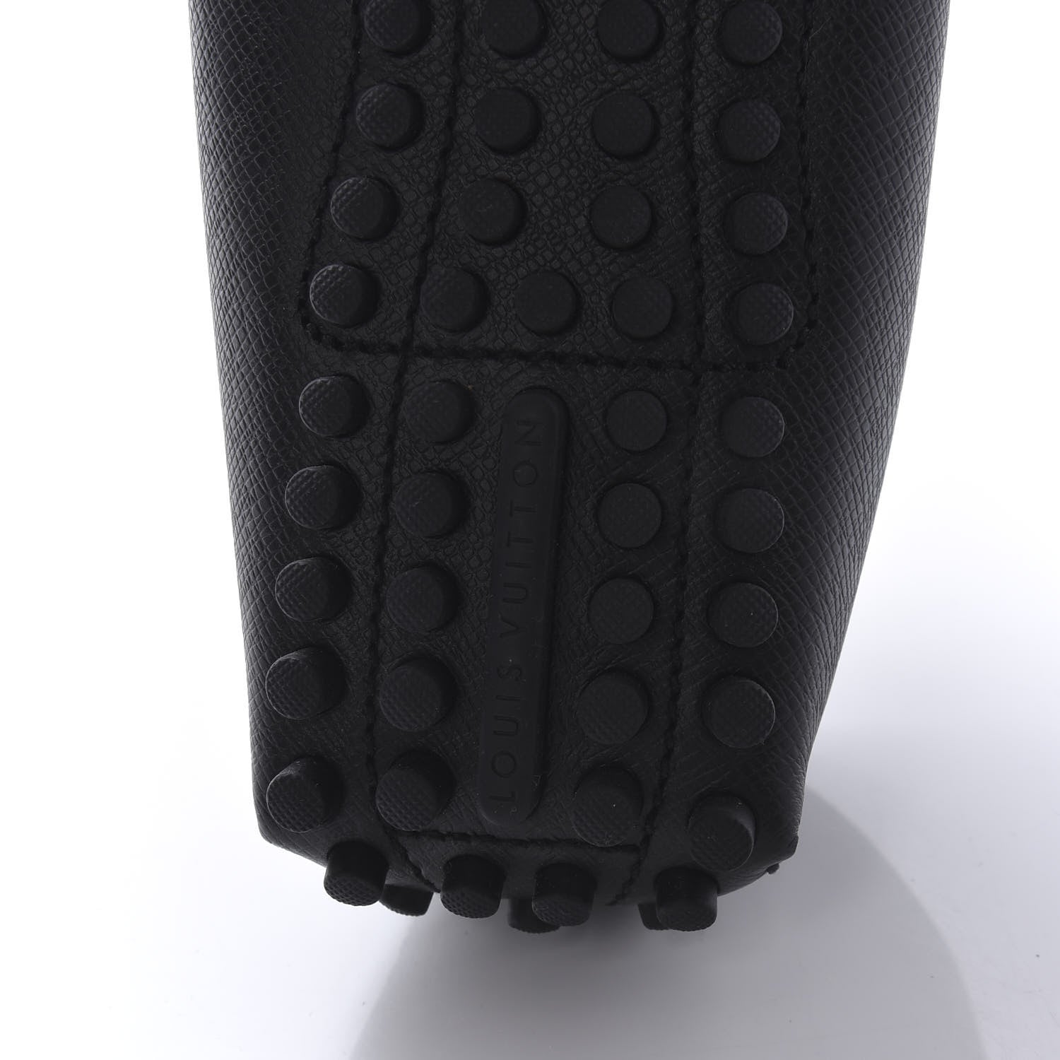 Louis Vuitton Taiga Hockenheim Moccasin Loafers Black 8.5 7 of 9