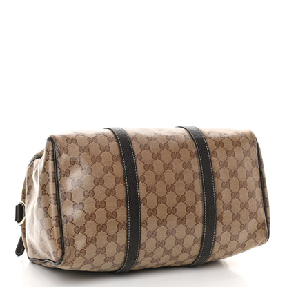 Gucci Crystal Monogram Medium Joy Boston Dark Brown 4 of 12