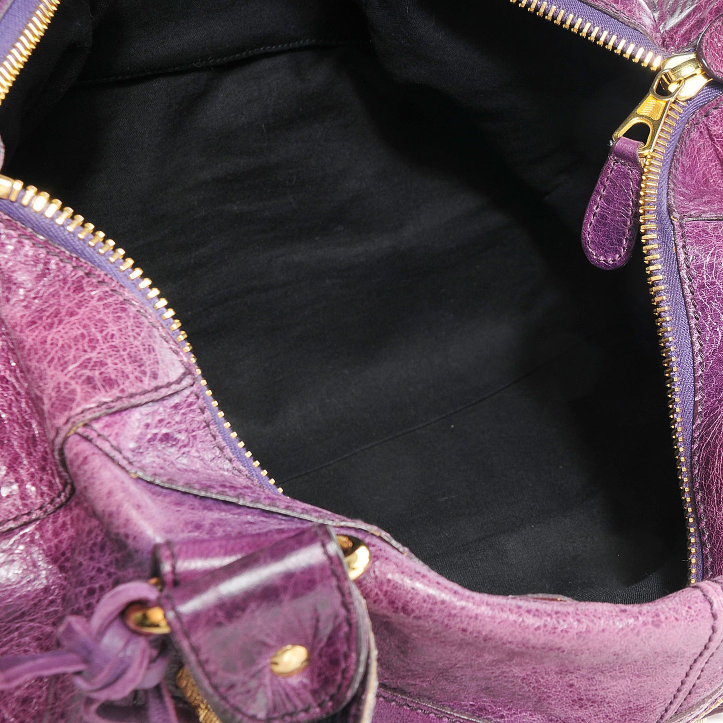 Chevre Giant 21 Gold Hardware Work Violet