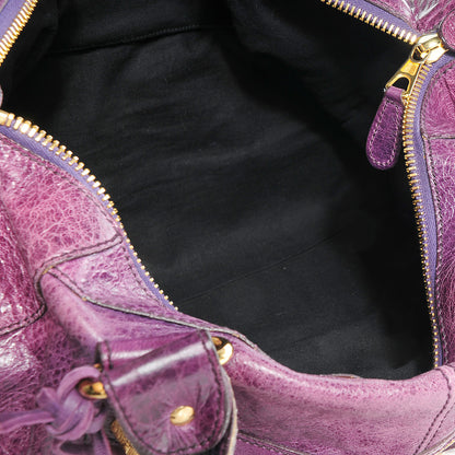 Balenciaga Chevre Giant 21 Gold Hardware Work Violet 10 of 12