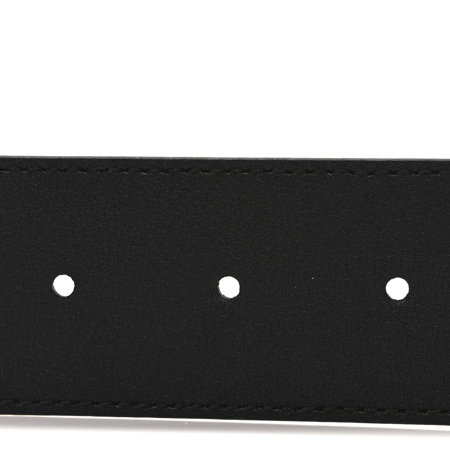 Moon Calfskin Torchon Double G 25mm Belt 105 42 Black