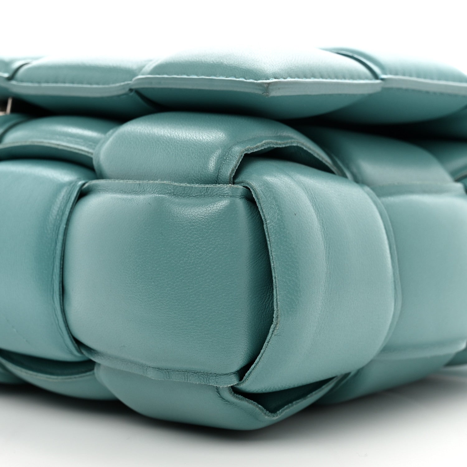 Bottega Veneta Nappa Maxi Intreccio Padded Cassette Crossbody Bag Linoleum 9 of 10