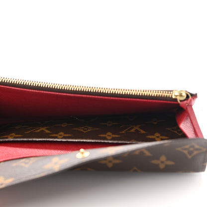 Louis Vuitton Monogram Emilie Wallet Fuchsia 5 of 10