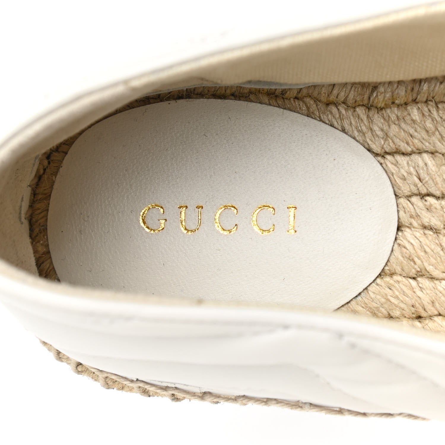 Gucci Nappa Matelasse GG Marmont Espadrilles 40 Great White 8 of 9