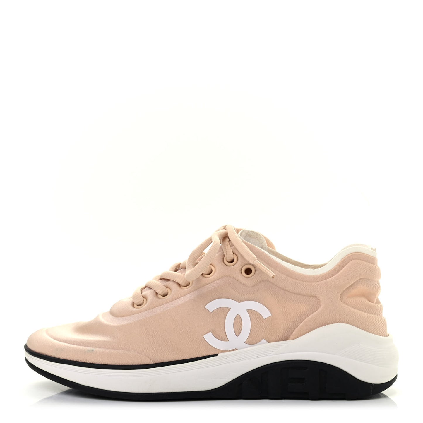 Lycra Fabric CC Sneakers 37 Beige