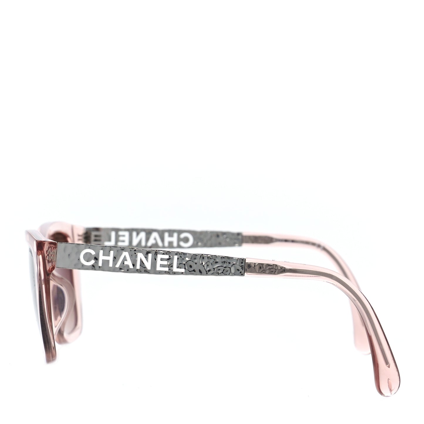 Acetate Metal Rectangle Sunglasses 5442-A Pink