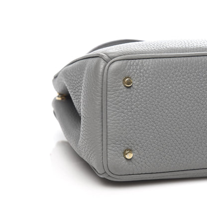Christian Dior Bullcalf Mini Diorissimo Tote Gris 8 of 10