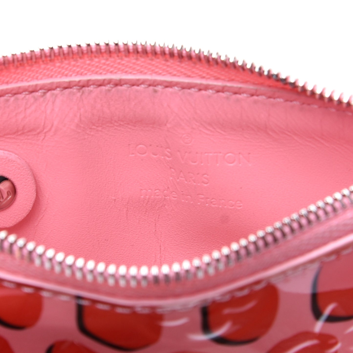 Vernis Jungle Dots Key Pouch Sugar Pink Poppy