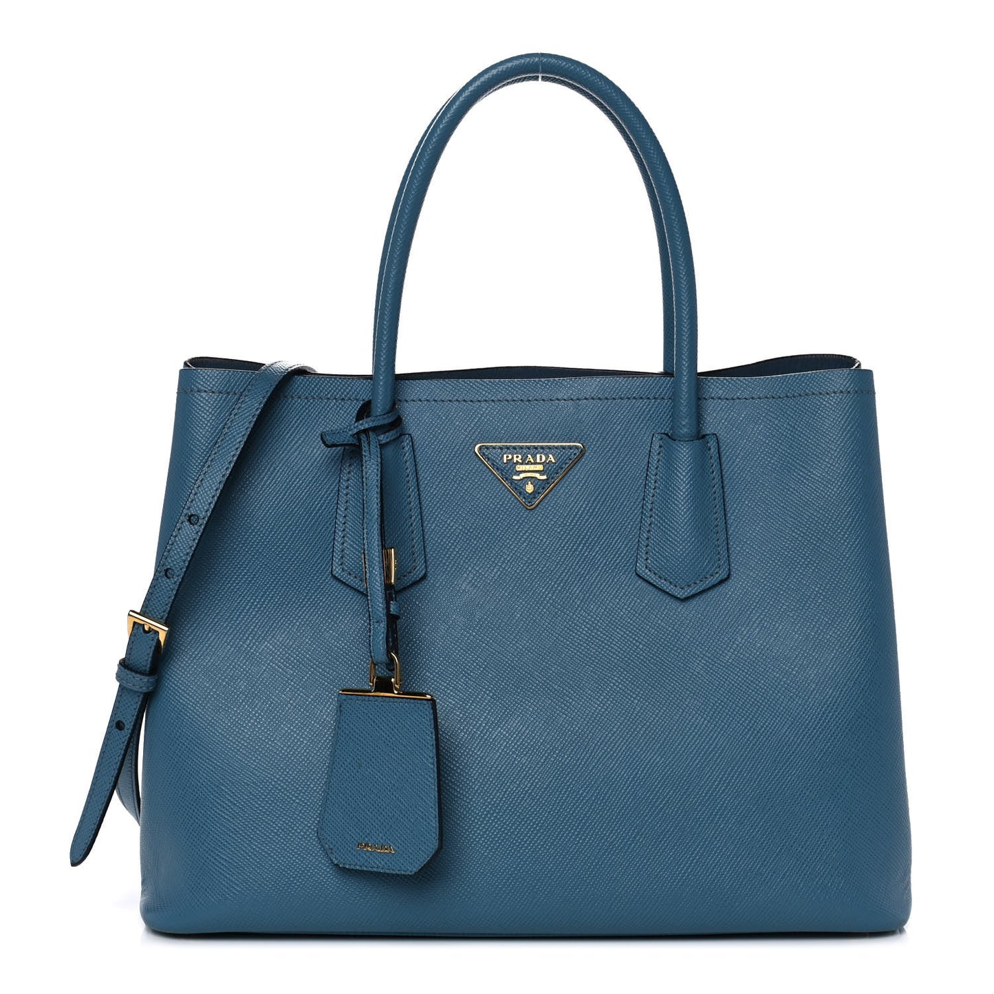 Saffiano Cuir Small Double Bag