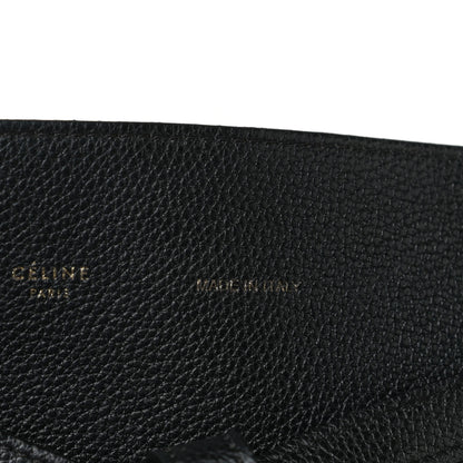 Celine Soft Grained Calfskin Medium Belt Cabas Phantom Black 10 of 12