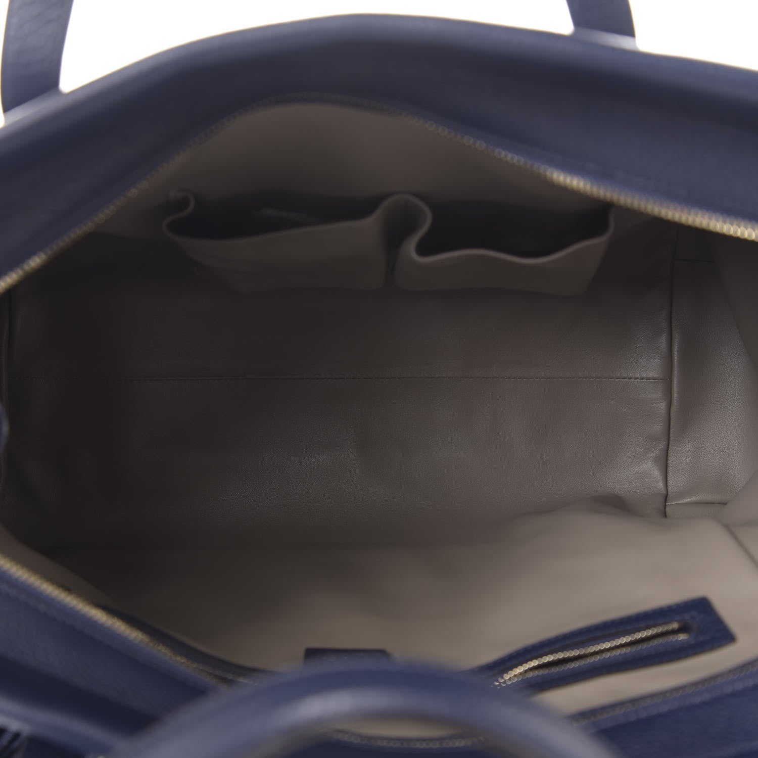 Gucci Pebbled Calfskin Large Lady Tassel Top Handle Bag Dark Blue 5 of 11