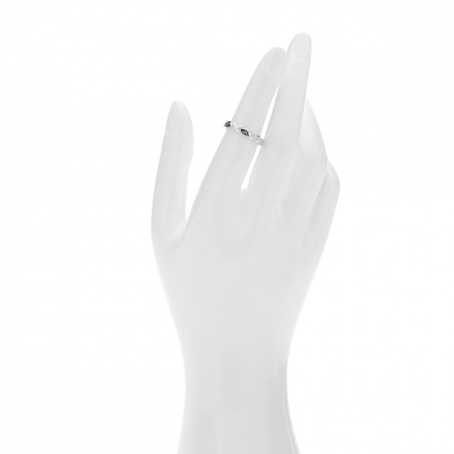 18K White Gold Mini Coco Crush Ring 51 5.75
