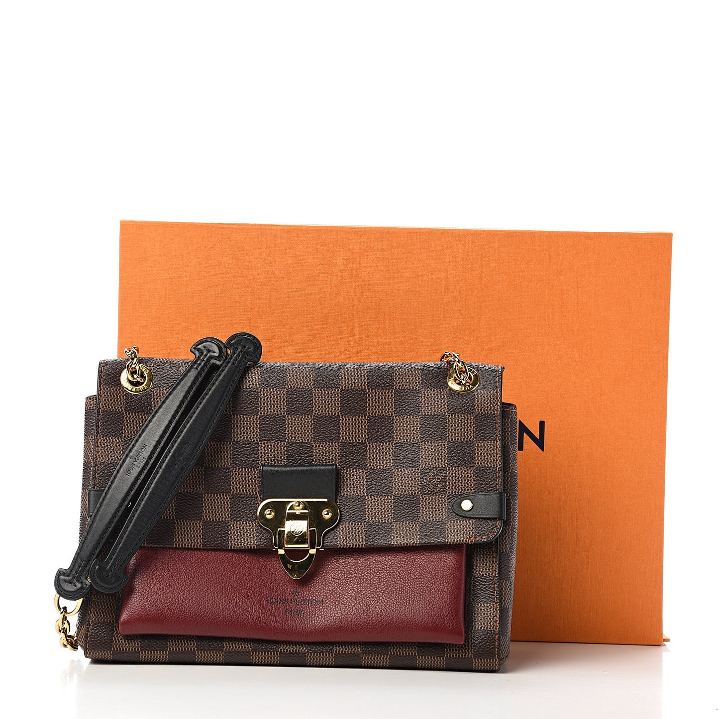 Damier Ebene Vavin PM Bordeaux