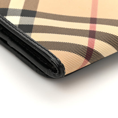 Burberry Supernova Check Continental Wallet Black 10 of 11