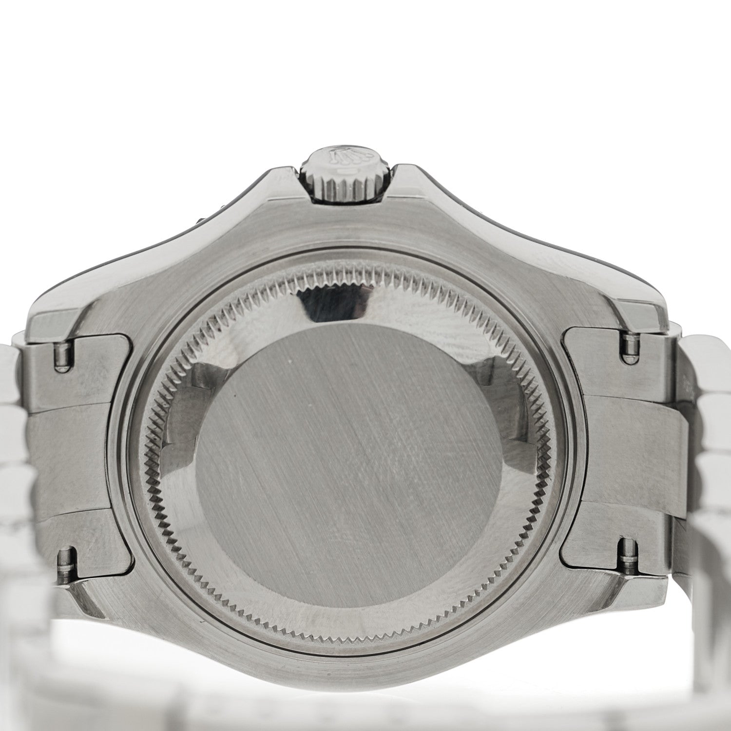 Rolex Stainless Steel Platinum 35mm Yacht-Master Watch Silver 168622 4 of 4
