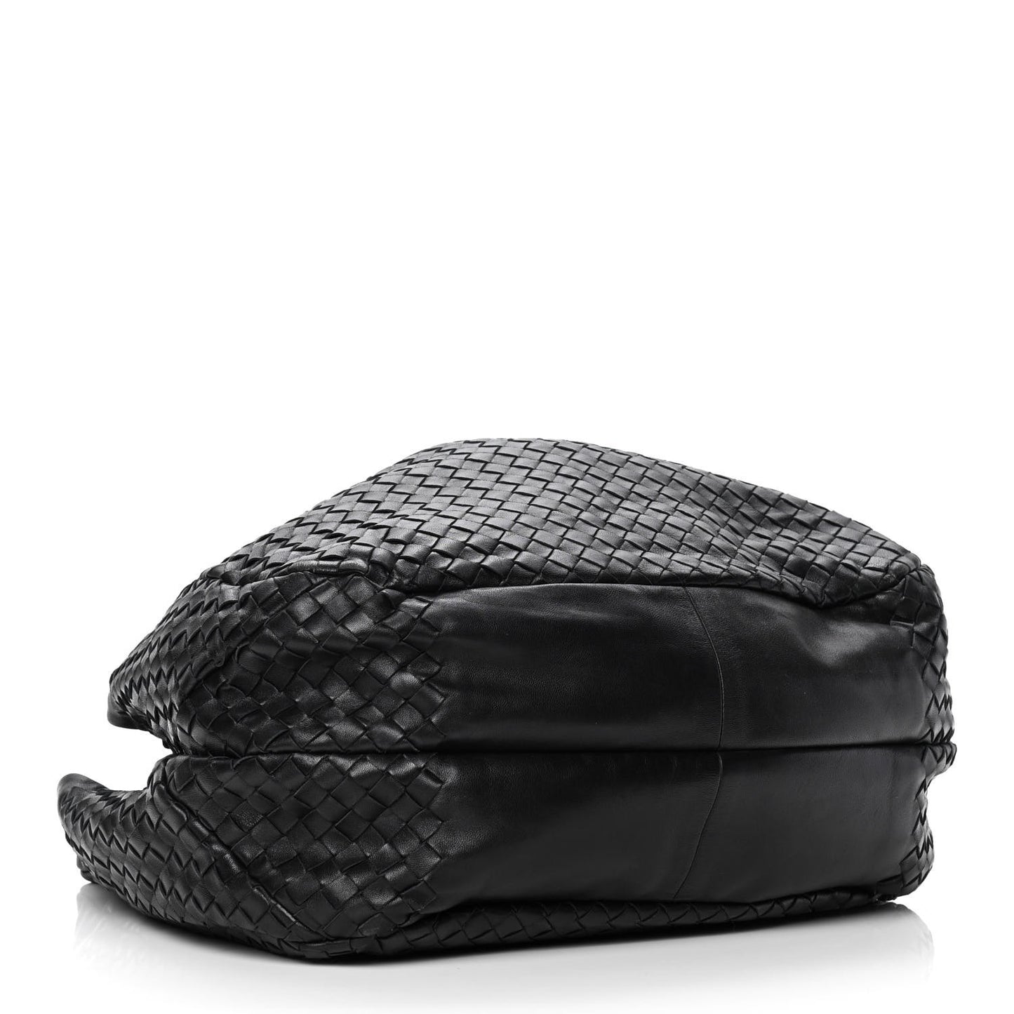 Nappa Intrecciato Medium Campana Black