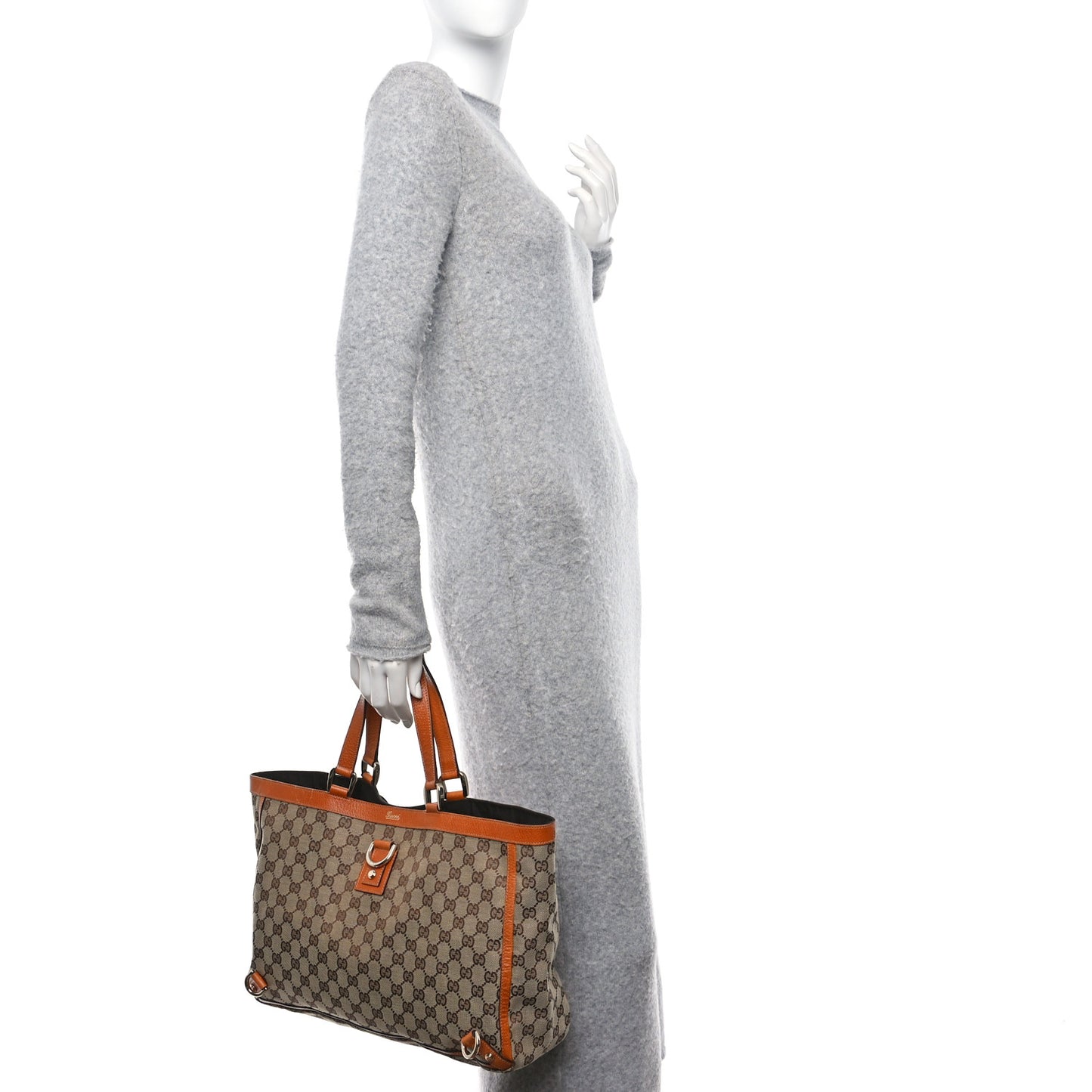 Monogram Large Abbey Tote Orange