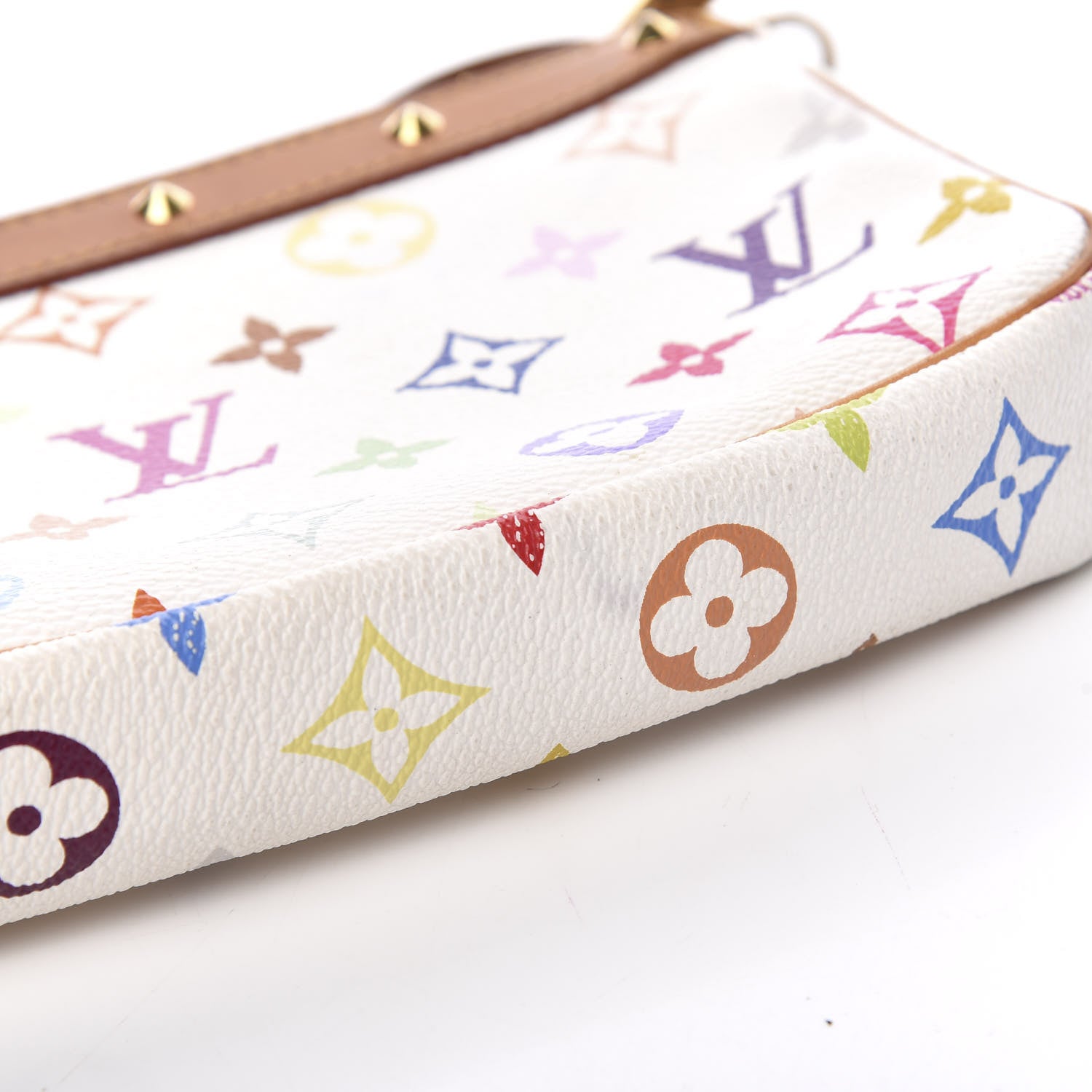 Louis Vuitton Monogram Multicolor Pochette Accessories White 9 of 14
