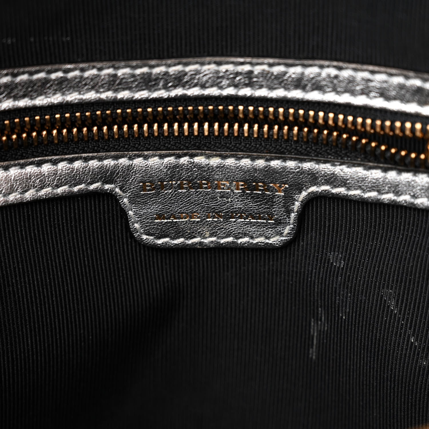 Burberry Smooth Calfskin 1983 Knight Check Link Backpack Silver 6 of 14