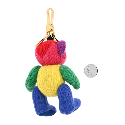 Burberry Cashmere Knit Rainbow Thomas Bear Bag Charm Multicolor 2 of 3