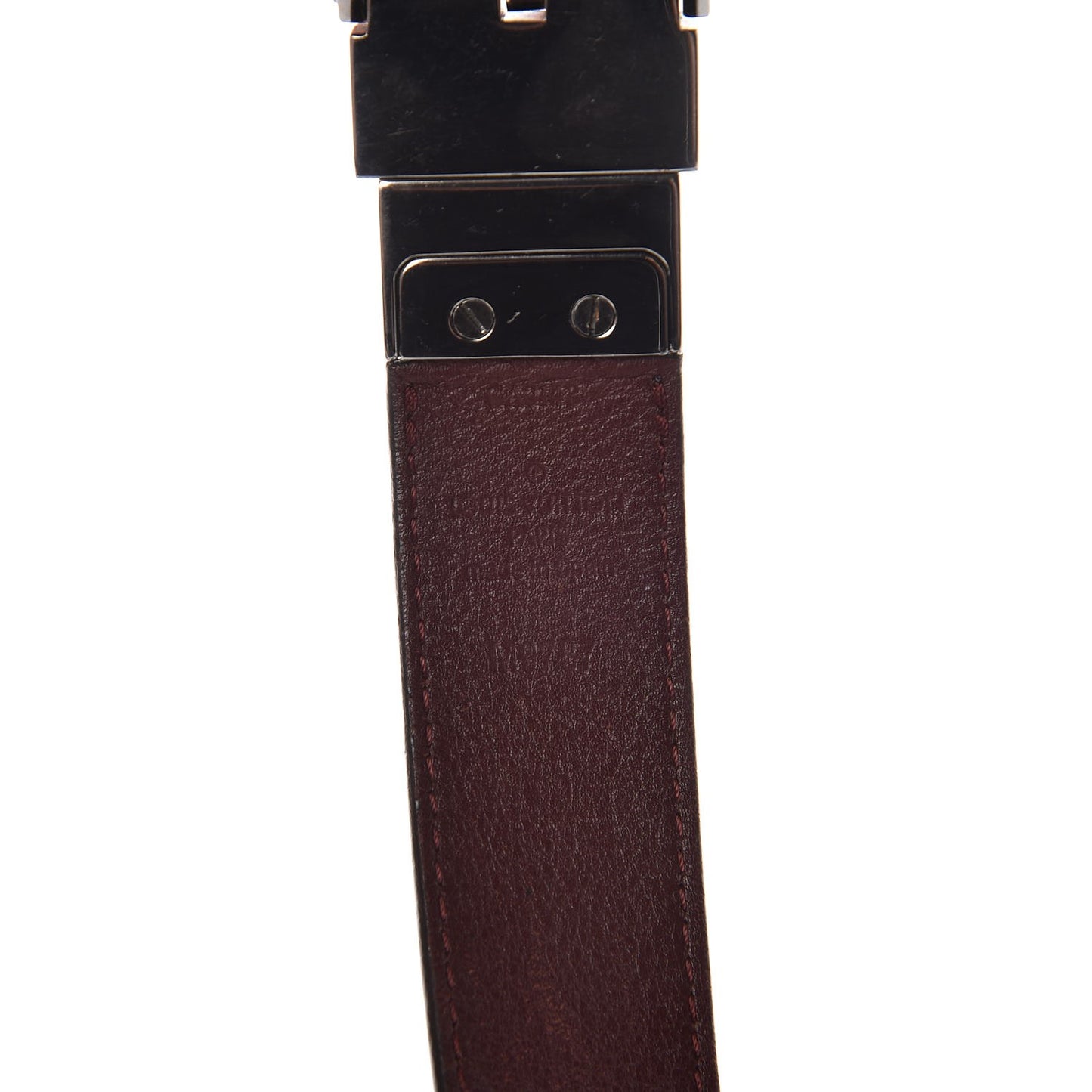 Damier Infini Calfskin Boston 30mm Reversible Belt 90 36 Moka