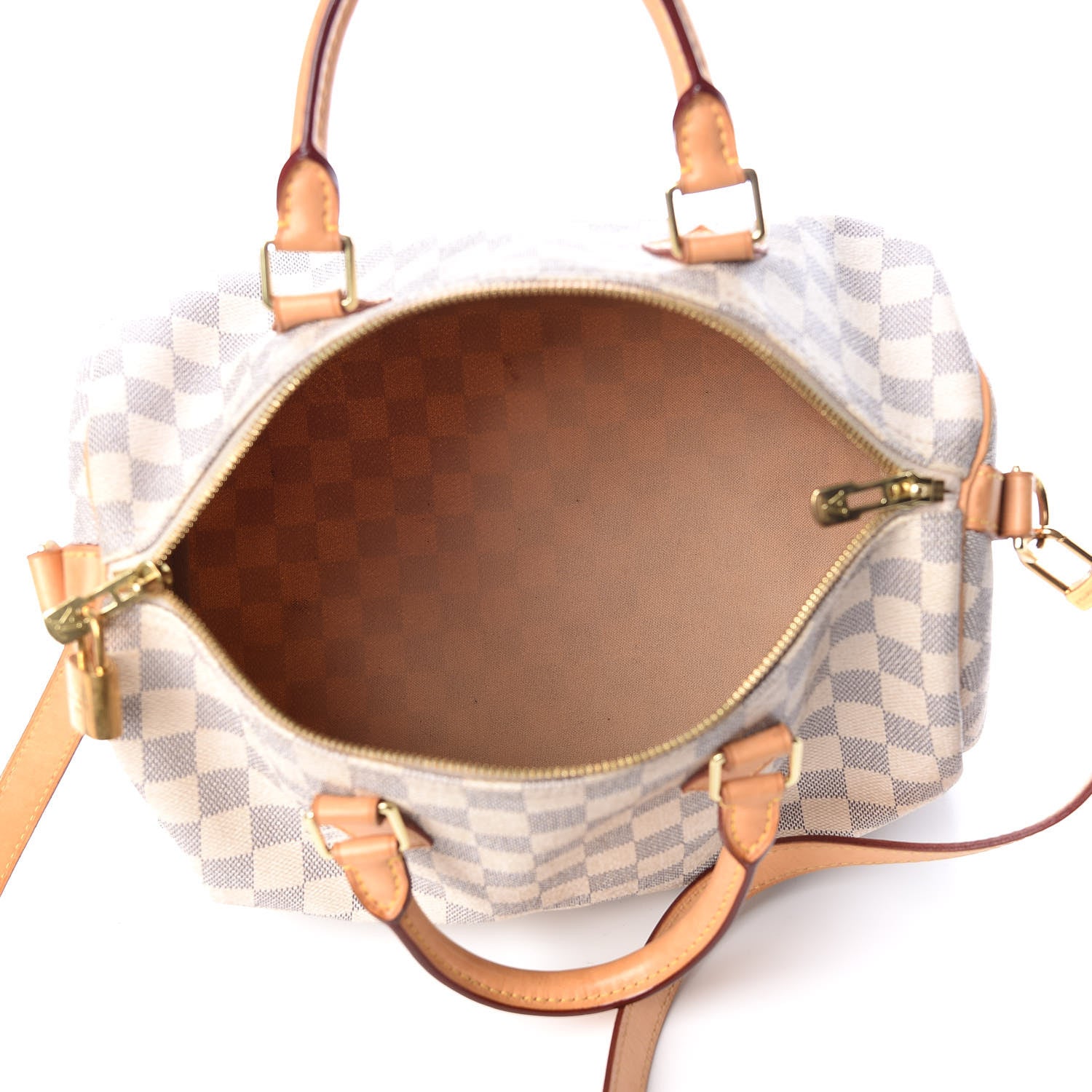 Louis Vuitton Damier Azur Speedy Bandouliere 30 8 of 19
