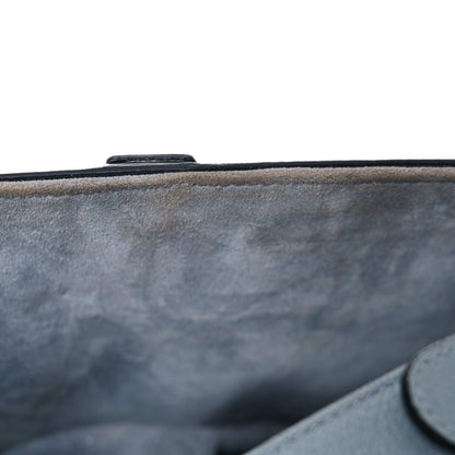 Christian Dior Shiny Goatskin Saddle Bag Cloud Blue 20 of 29