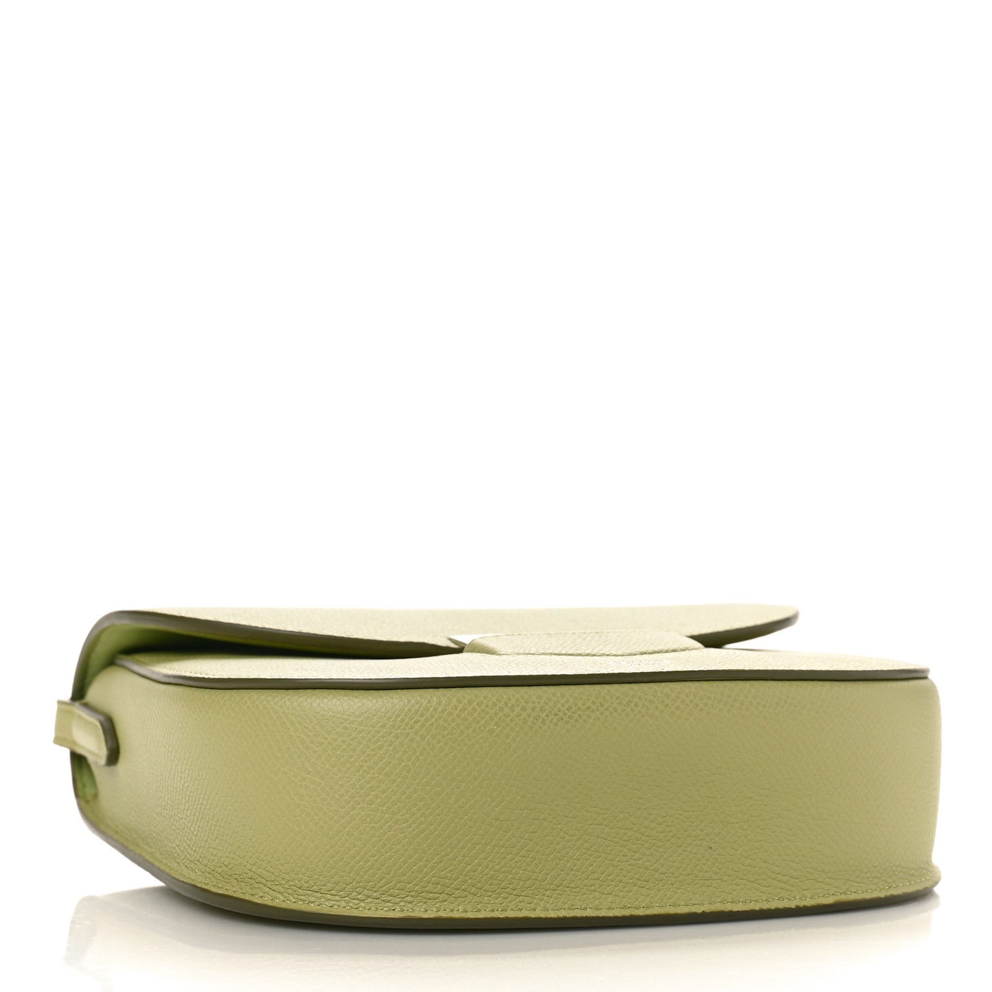 Grained Calfskin Small Trotteur Sage