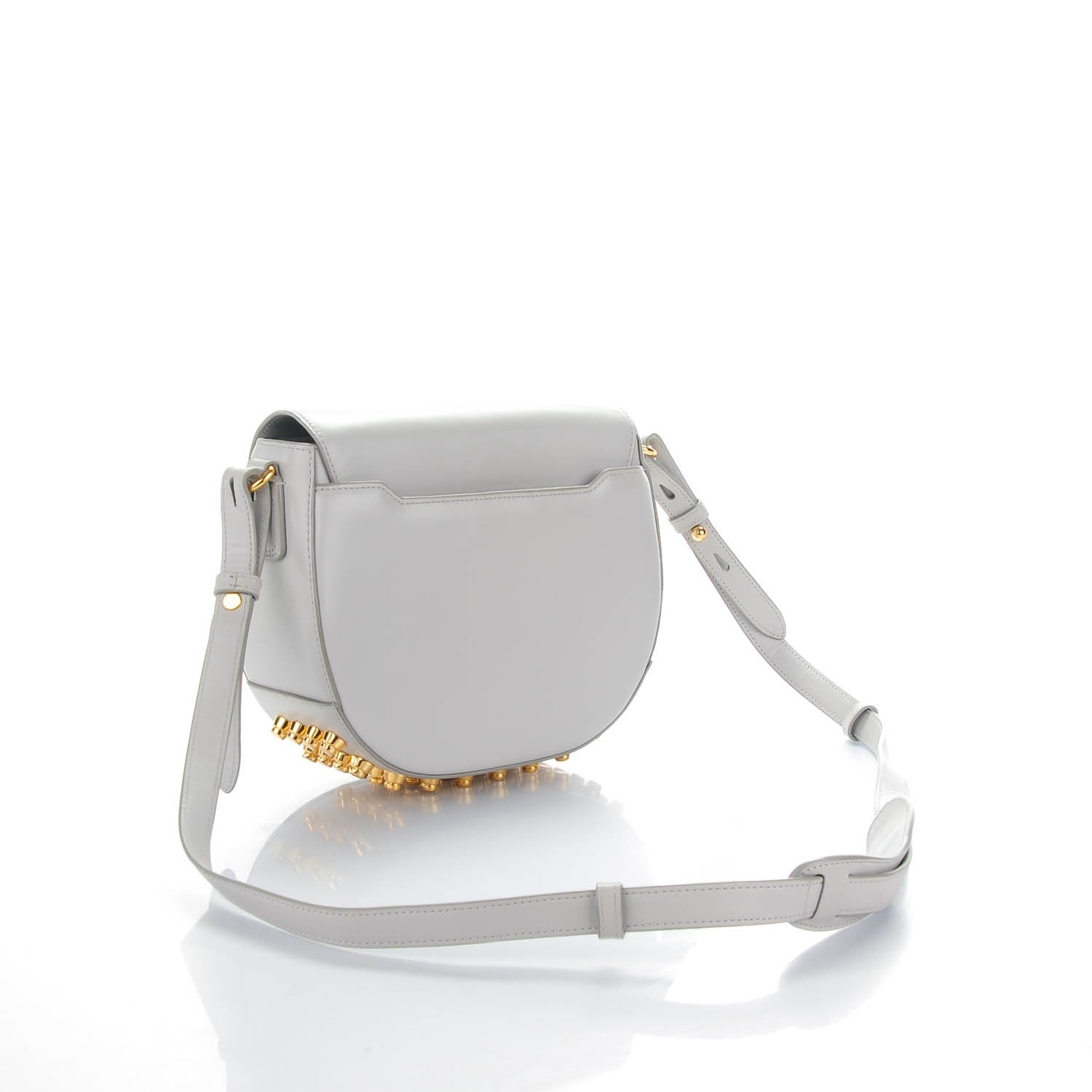 Alexander Wang Calfskin Small Lia Sweatshirt Pale Gold Hardware 3 of 7