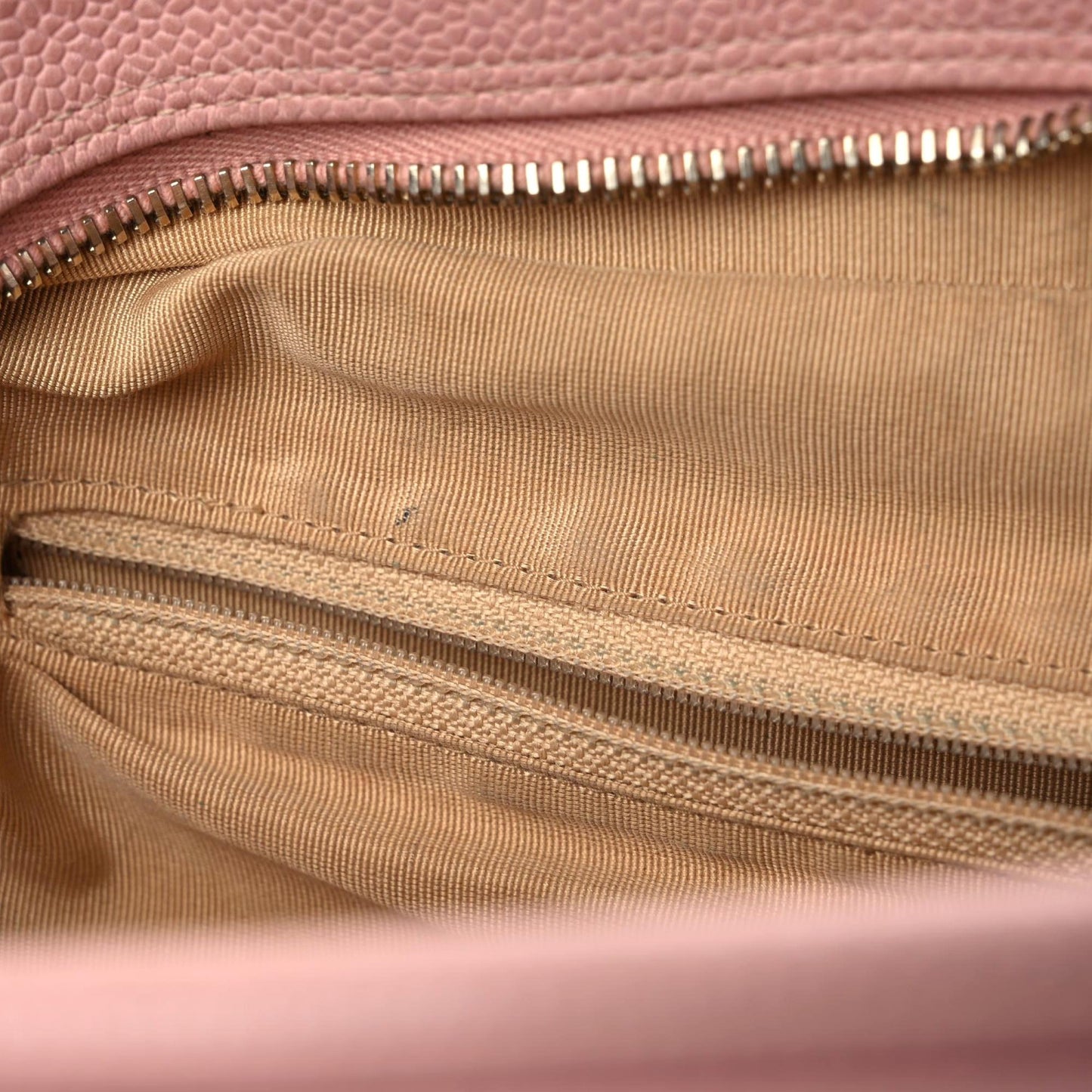 Caviar Quilted Small Bowler Pink