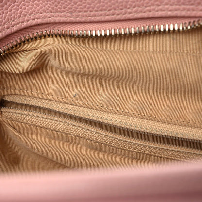 Chanel Caviar Quilted Small Bowler Pink 18 of 19