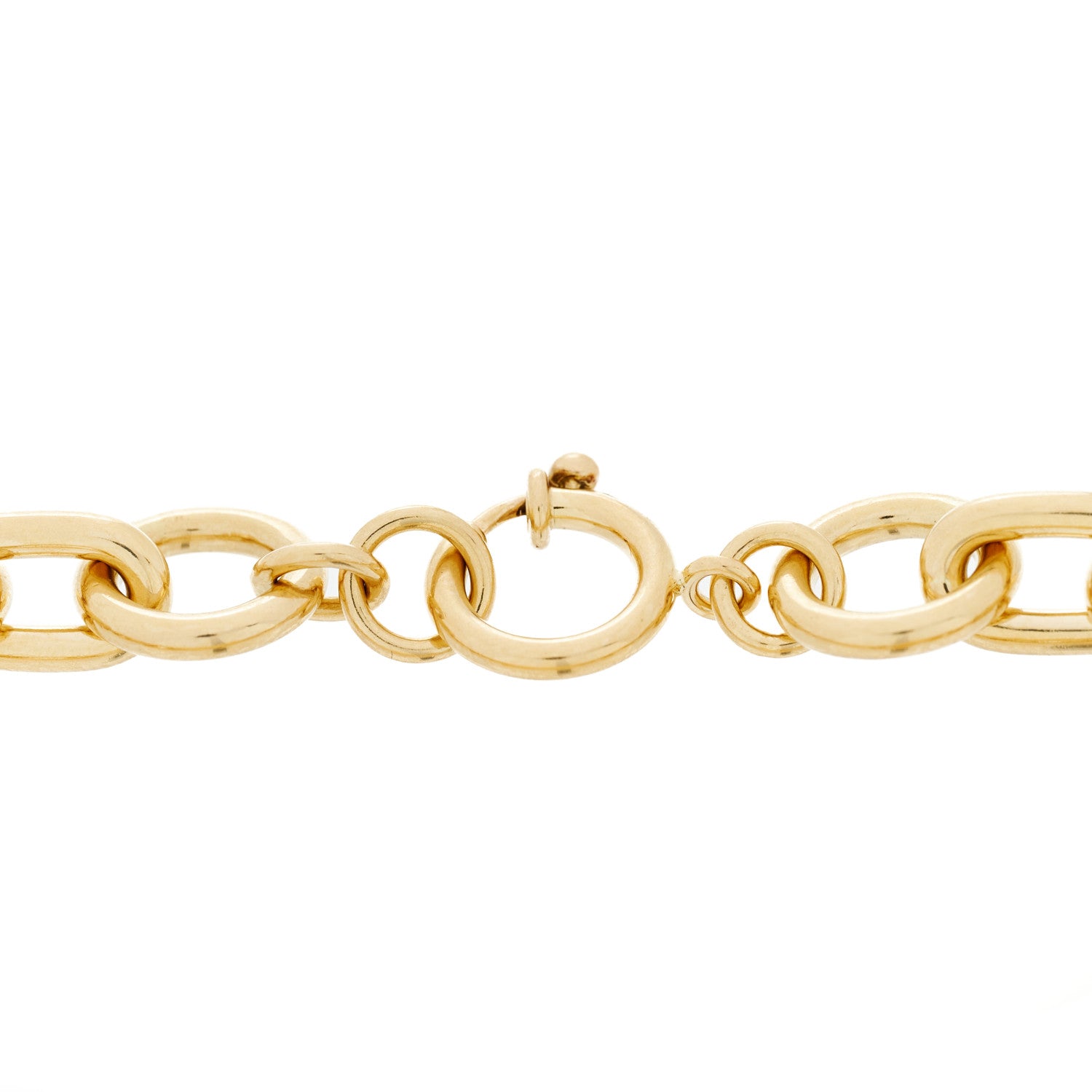 Foundrae 18K Yellow Gold Mixed Oversized Clip Bracelet 4 of 5